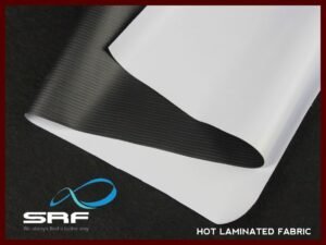 SRF 8 Feet Hot Laminated Fabric 280 GSM Front Lit Black Back